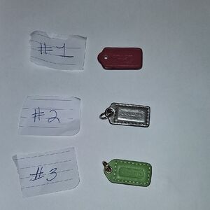 ✨️Coach Hang Tags $12 Each Hang Tag, See Pics (READ Listing )  Firm Price